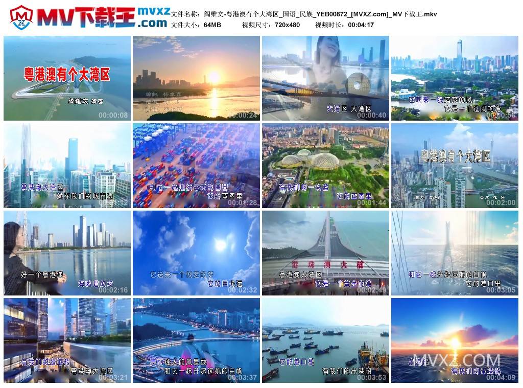 阎维文-粤港澳有个大湾区_国语_民族_YEB00872